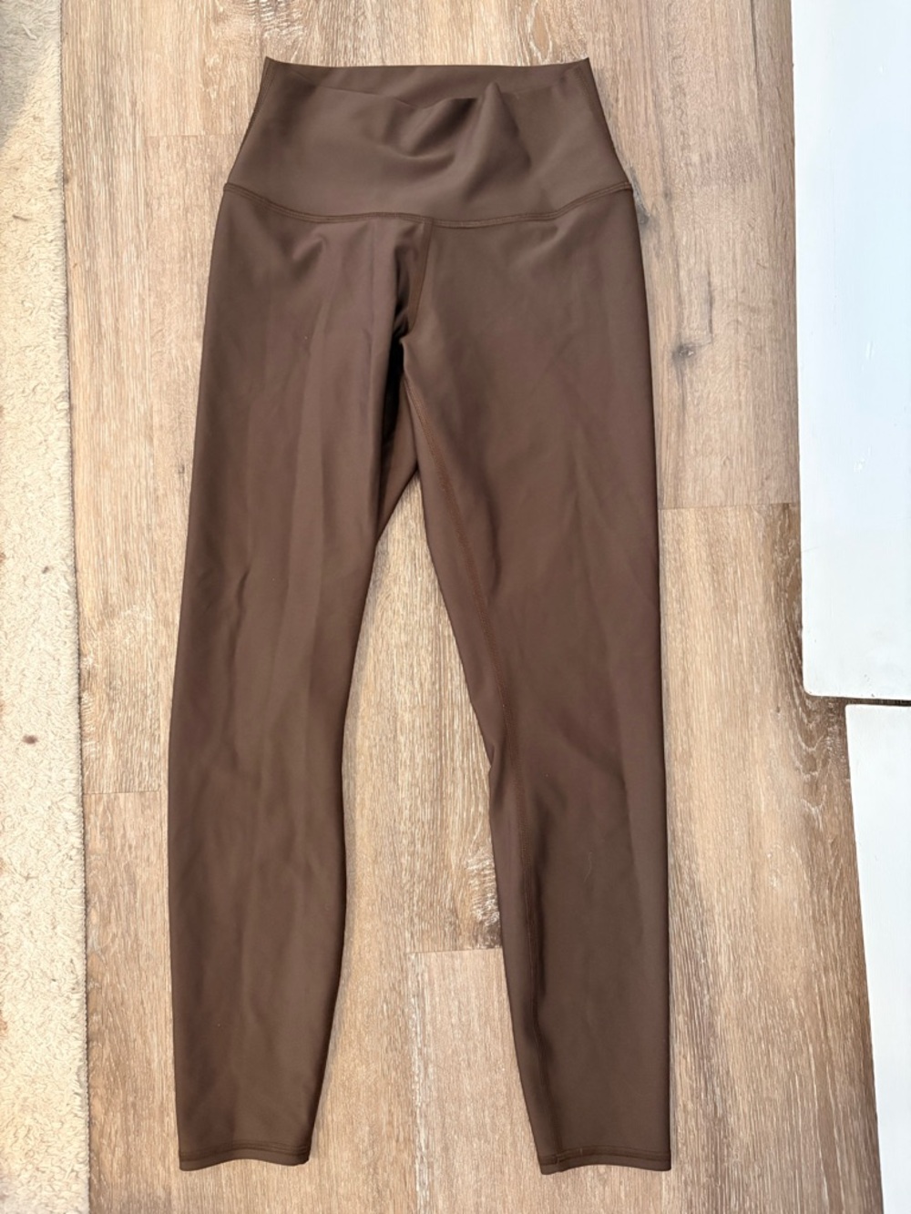 Alo High-Waist Chocolate Brown Leggings